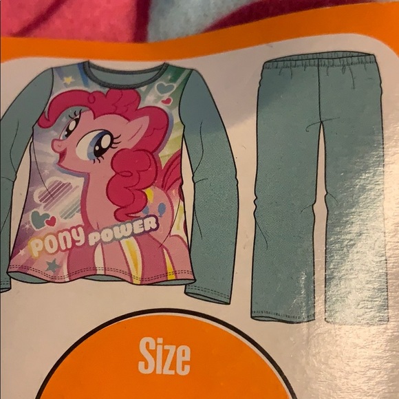 2-PC My lLittle Pony Flannel Sleepwear Set 7/8 - Picture 1 of 5
